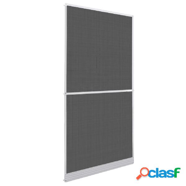 vidaXL Mosquitera con bisagras para puertas blanca 100x215