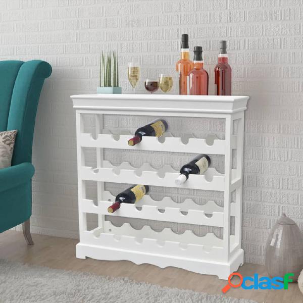 vidaXL Mueble botellero Abreu blanco