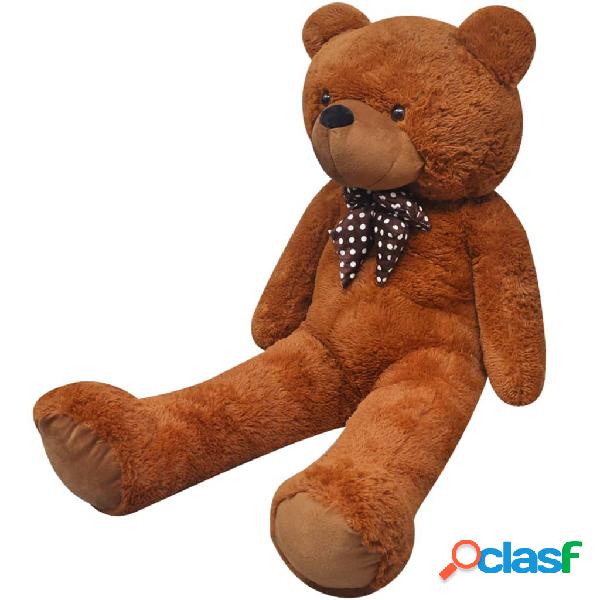 vidaXL Oso de peluche marrón 170 cm