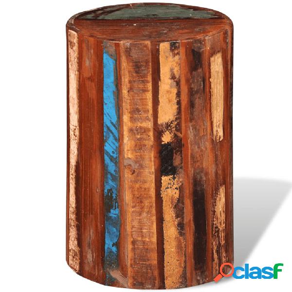 vidaXL Taburete de madera maciza reciclada