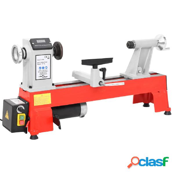 vidaXL Torno de madera con velocidad variable 457 mm 550 W
