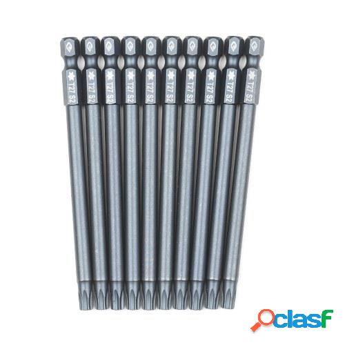 10-Piece Security Torx Bit Set 1/4-inch Drive Tamper Proof
