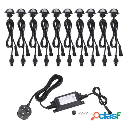 10PCS 35mm LED Juego de luces de cubierta 4W 100LM SMD 5050