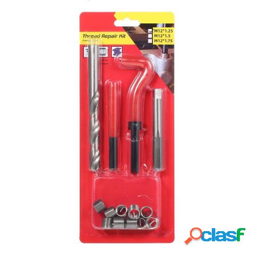 15 Uds Kit de inserción de reparación de rosca métrica M5