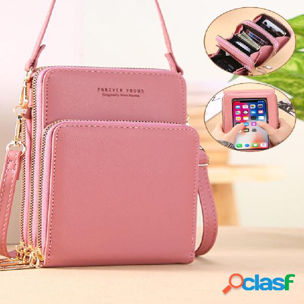 2 correas Muti-Carry Multi-capas Pantalla táctil Ranuras