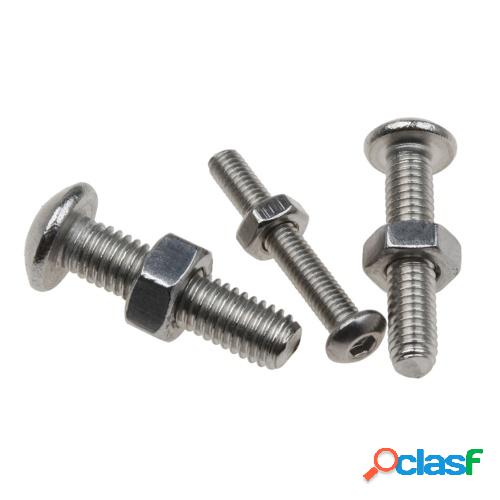 440pcs Tuercas y pernos Juego de tornillos Juego de acero