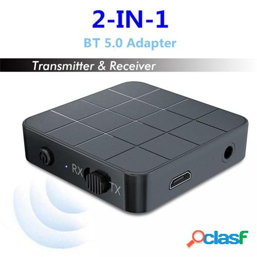 Adaptador de receptor de transmisor de audio 2 en 1 BT 5.0