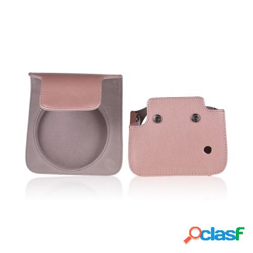 Andoer funda protectora de cuero PU con correa ajustable