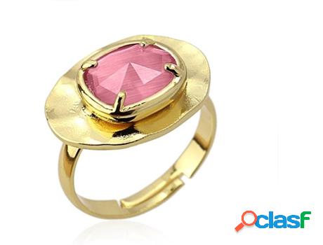 Anillo ANARTXY Cat Eyes Stone (Acero Inoxidable - Dorado y