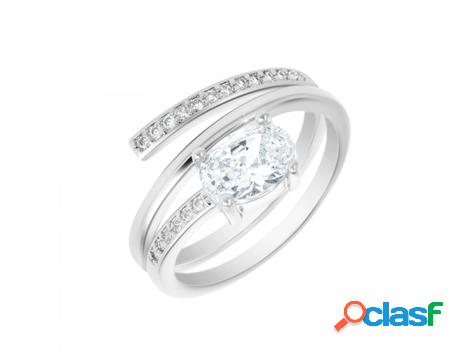 Anillo SC_CRYSTAL (bañado a rodio - cristal 8mm x cristal
