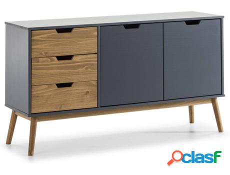 Aparador VS VENTA-STOCK Java (140 x 40 x 80 cm - Pino Macizo