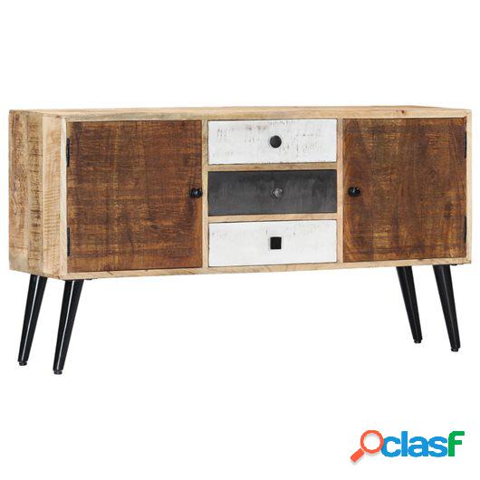 Aparador de madera maciza de mango 118x30x62 cm