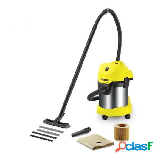 Aspirador Seco/Liquido 17L 1000W Inox Wd 3 Premium Krcher
