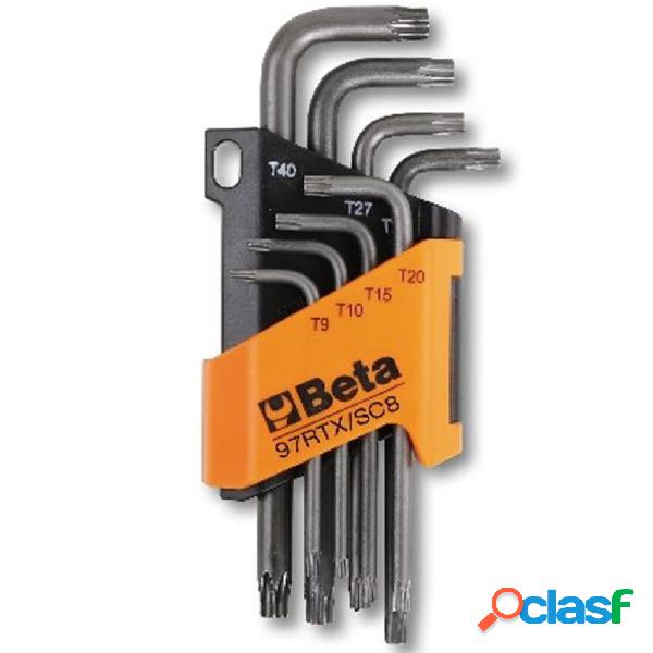 Beta Tools set llaves torx de acero 8 unidades 97RTX/SC8