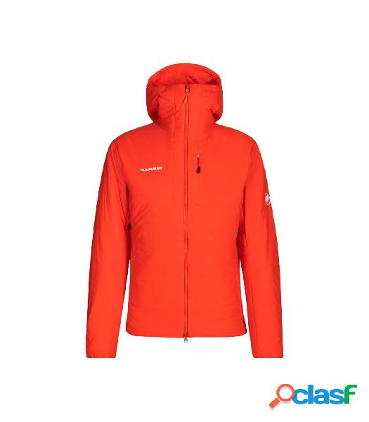 CHAQUETA FIBRA MAMMUT CON CAPUCHA RIME IN FLEX HOMBRE ROJO M