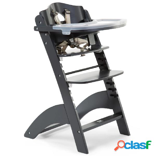 CHILDHOME Trona de bebé 2 en 1 Lambda 3 gris antracita