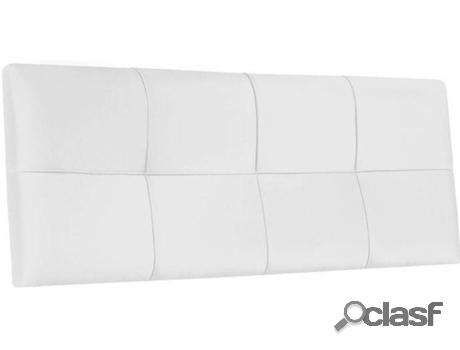 Cabecero ADEC Square (Blanco - Símil Piel - 100 x 160)
