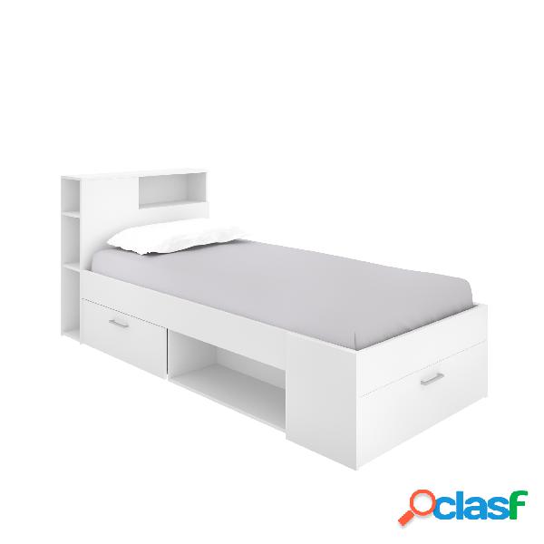 Cama Compacta 90X190 Dekit Lanka 90 Blanco 95x99,6x218,5cm