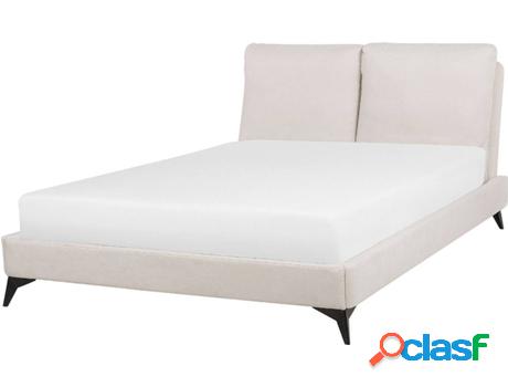 Cama Melle (Beije - Chenille -228x156x95 cm)