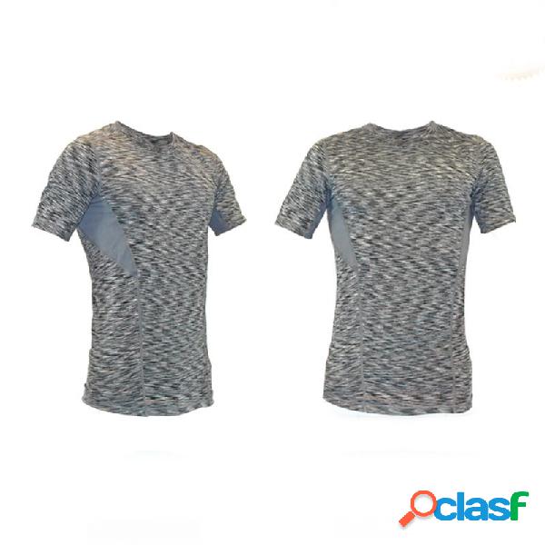 Camiseta Deportiva Transpirable Riscko Eqr-006 Gris M