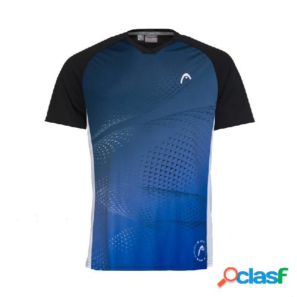 Camiseta head play tech black print l