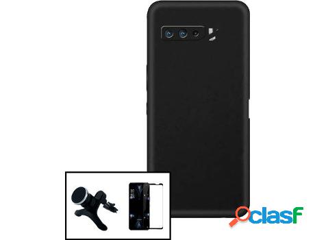 Carcasa + Protector Cristal Templado + Soporte Asus ROG