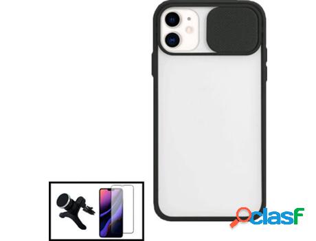 Carcasa + Protector + Soporte iphone 11 Pro Max PHONECARE