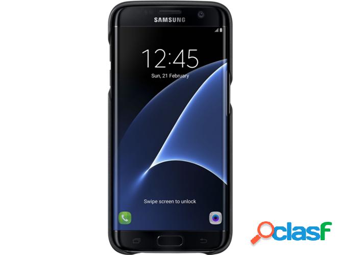 Carcasa SAMSUNG Galaxy S7 Edge Leather Negro