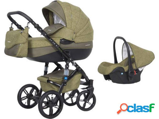 Carrito de Bebé Individual RIKO Brano Natural + Carlo