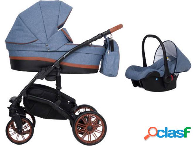 Carrito de Bebé Individual RIKO Piano + Carlo Isofix Ready