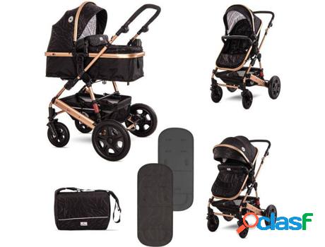 Carrito de Bebé LORELLI Lora Luxe Black (0+) (Negro)