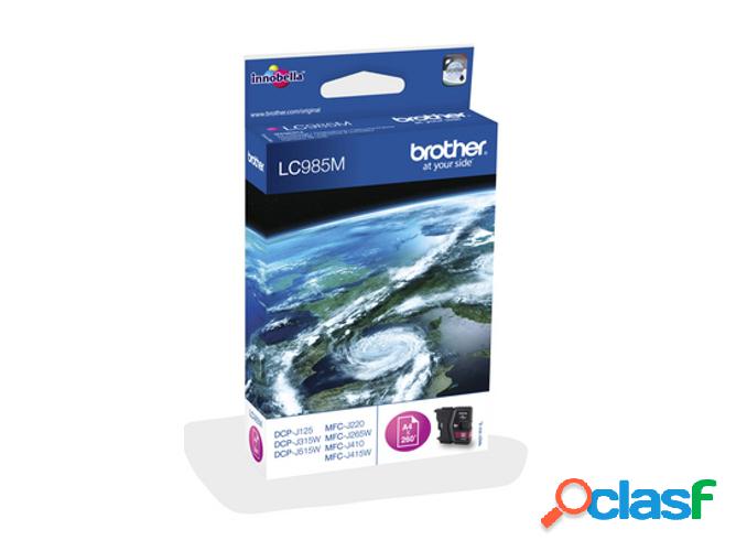 Cartucho de tinta Original BROTHER LC985MBP Magenta 260