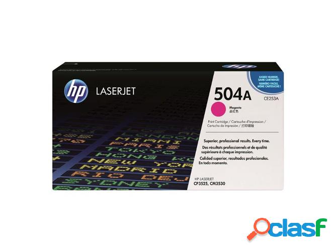 Cartucho de tóner Original LaserJet HP 504A magenta para