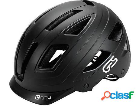 Casco para Bicicleta GES City (Talla: M - Negro)
