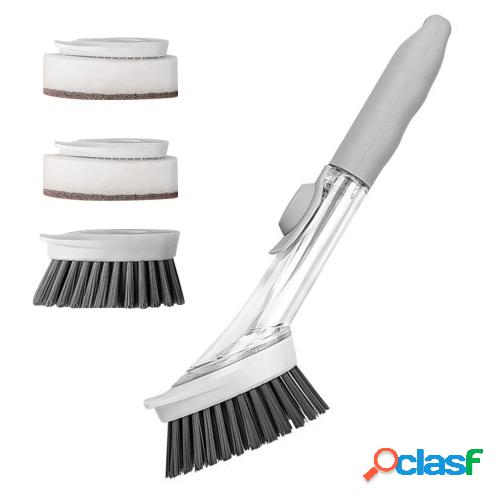 Cepillo para platos dispensador de jabón y cepillos de