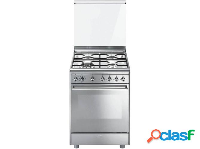 Cocina SMEG CX68M8-1 (70 L - Gas Natural - Inox)