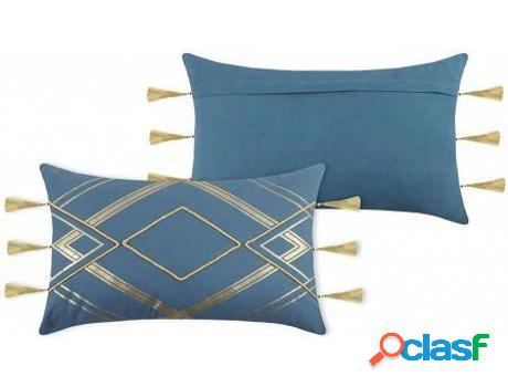 Cojines HOGAR Y MÁS Y Dorado Estelar Fleco (algodón)