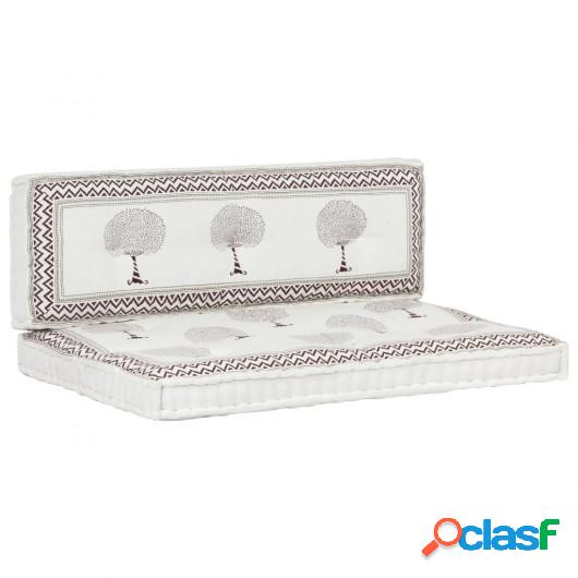 Cojines para muebles de jardín de palets 2 unidades