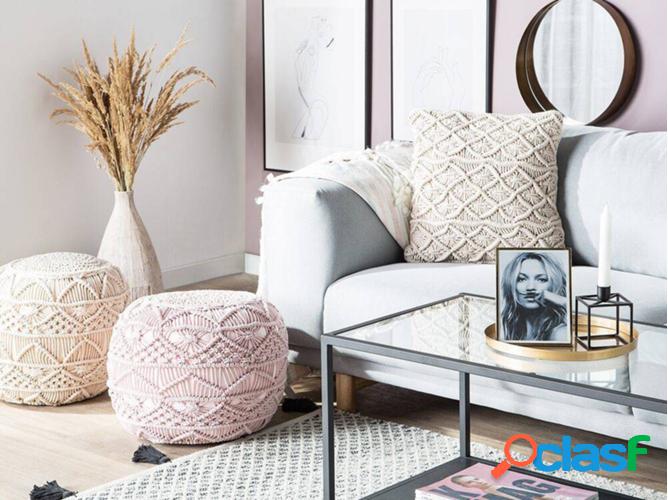 Cojín Decorativo BELIANI Goreme Beige (45x40 cm)