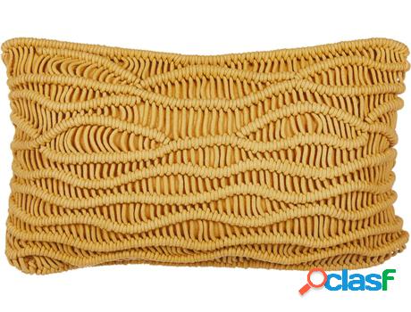 Cojín Decorativo Kiris (Amarillo - Algodón -30x50x10 cm)