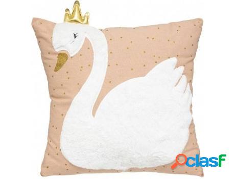 Cojín HOGAR Y MÁS Infantil Cisne (39x2x39cm - algodón