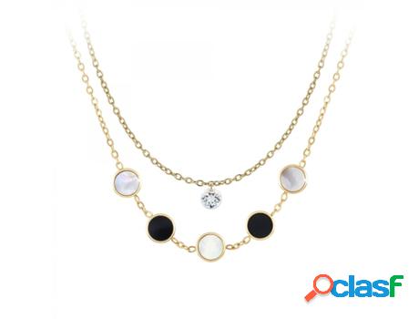 Collar SC_BOHEME (Acero - Dorado - 35cm)