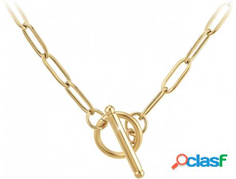 Collar SC_BOHEME (Acero - Dorado - 40cm)