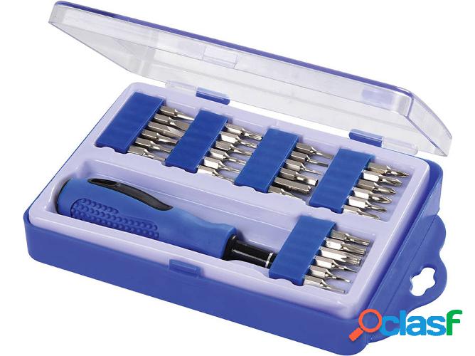 Conjunto de Destornilladores de Precisión y Puntas