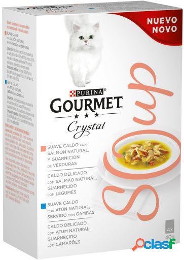 Crystal Soup Multipack: Salmón y Verduras, Atún y Gambas