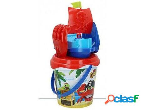 Cubo De Playa HOGAR Y MÁS Completo Para Niño Con Rastrillo