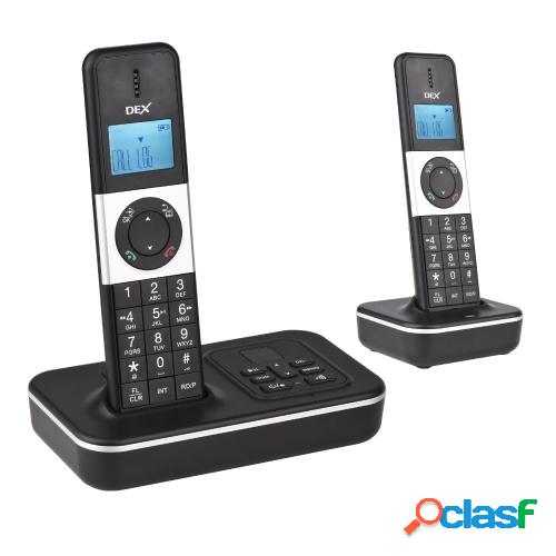 D1002 TAM-D Teléfono inalámbrico de 2 auriculares con
