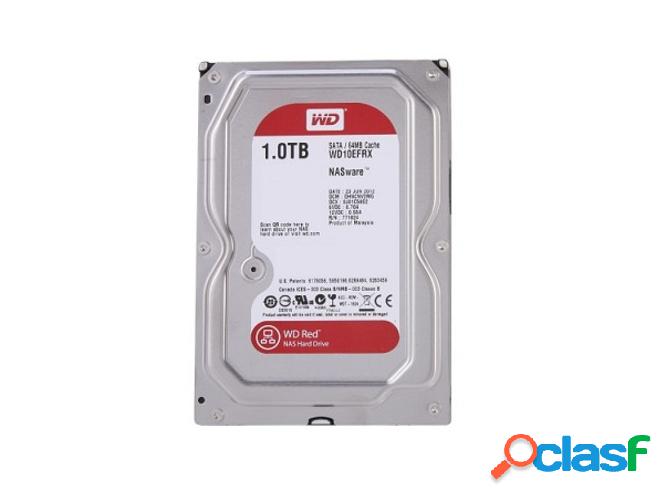 Disco HDD Interno WESTERN DIGITAL WD10EFRX (1 TB - SATA -