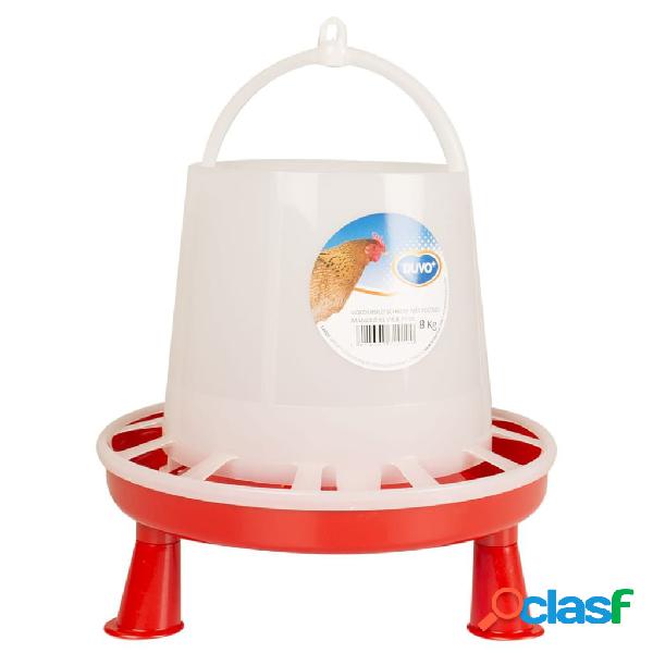 Duvo+ Comedero para aves con patas 8 kg/10 L