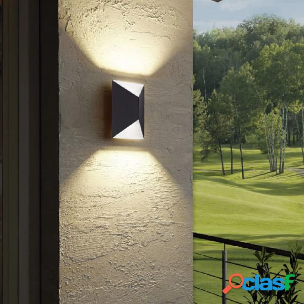 EGLO Lámpara de pared exterior LED Predazzo 2x2,5W blanco